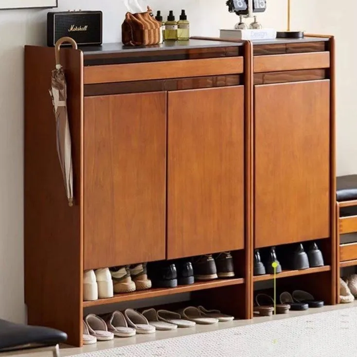 ZOSA Modern Solid Wood Shoe Cabinet