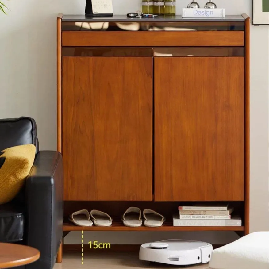 ZOSA Modern Solid Wood Shoe Cabinet
