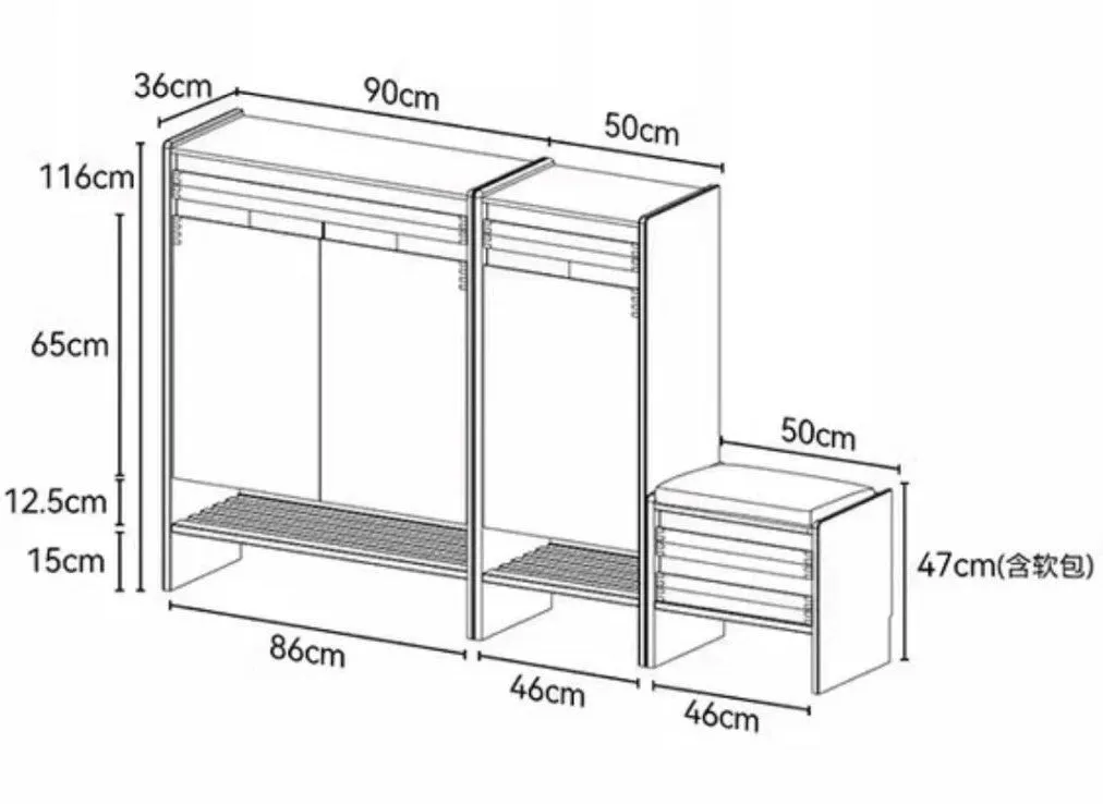 ZOSA Modern Solid Wood Shoe Cabinet